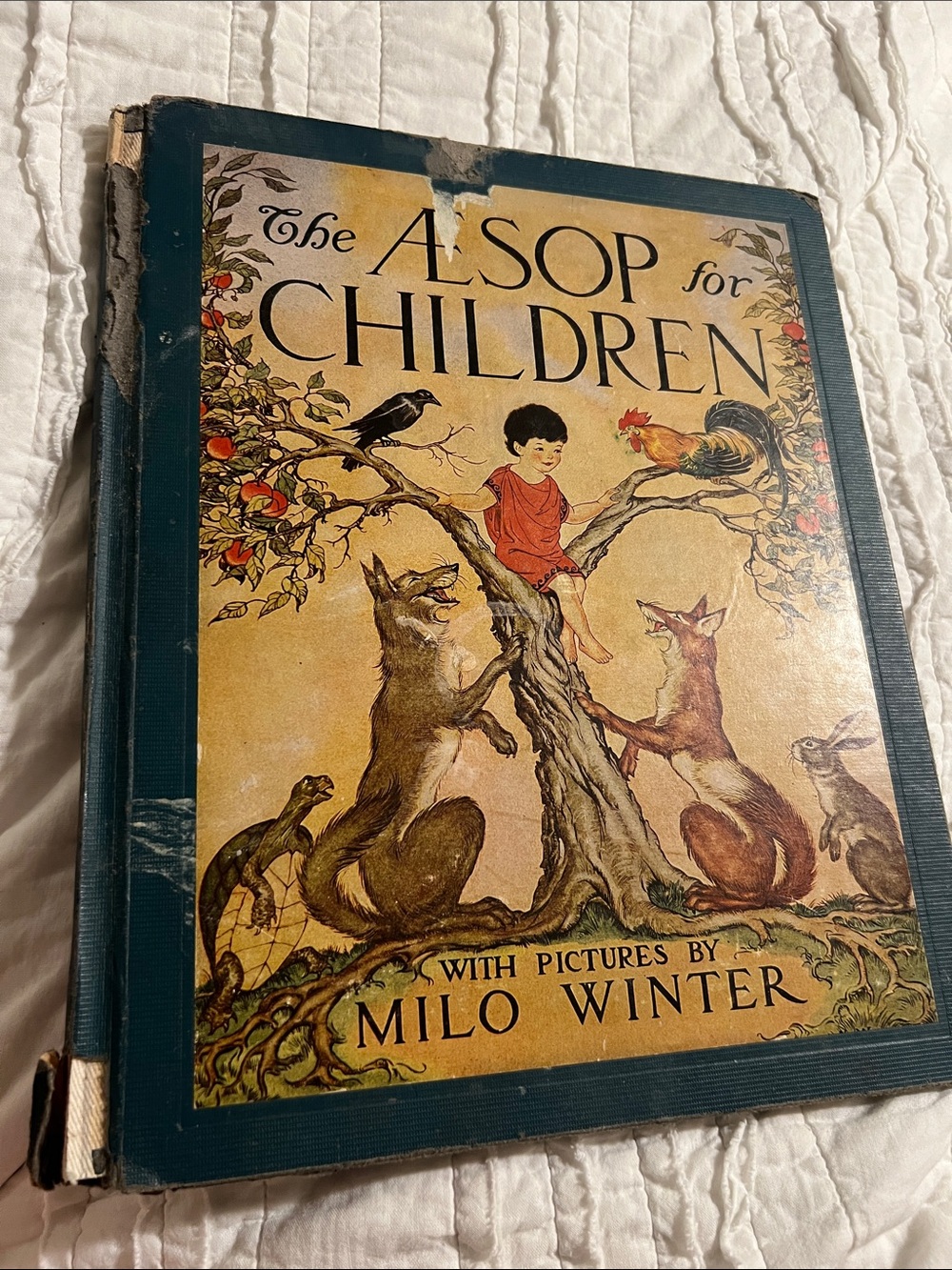 The Aesop for Children Illustrated Kids Book -1947